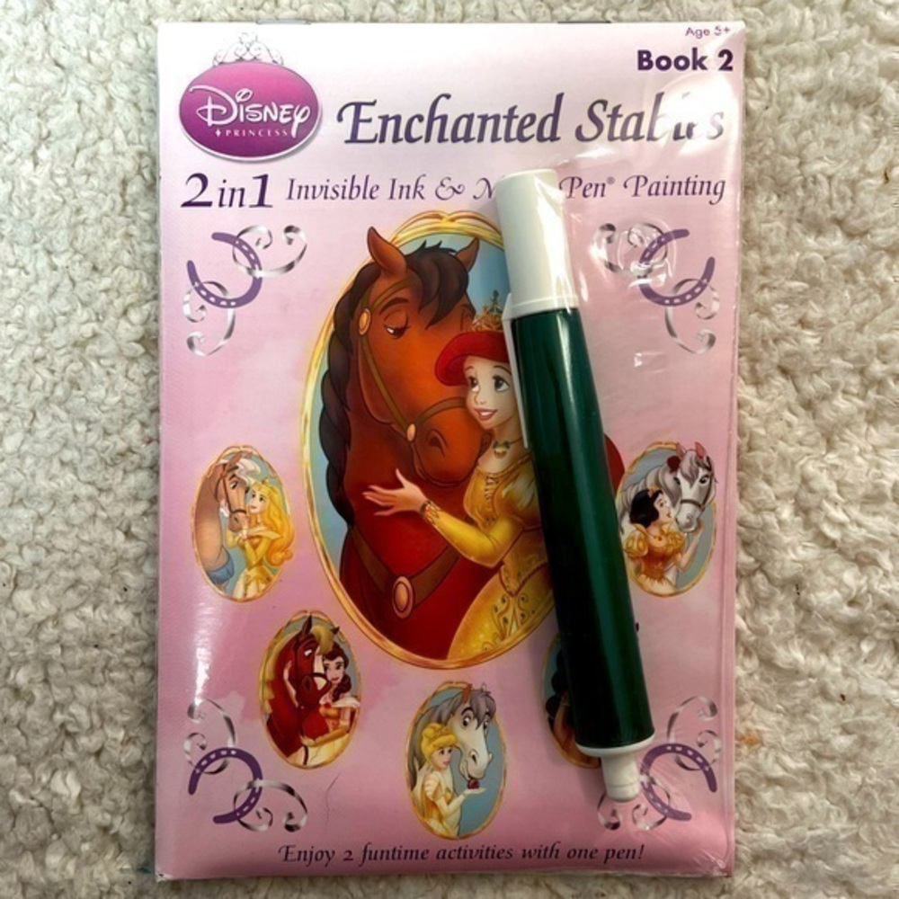 Disney Princess Enchanted Stables 2-in-1 Activity Book
